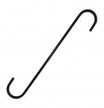 Black S-Hook - 12" - EBL12