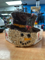 Christmas Cookie Frosty Snowman Seed Ornament - Mr. Bird