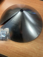 Cone Squirrel Baffle & Guard with Bare Galvanized Finish - ERVA SB8GLV