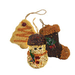 Christmas Shapes 4" Seed Ornament - Mr. Bird