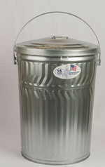 20 Gal. Galv. Can w/ Lid