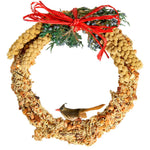 Rustic Bird Seed Wreath 10″ - Mr Bird