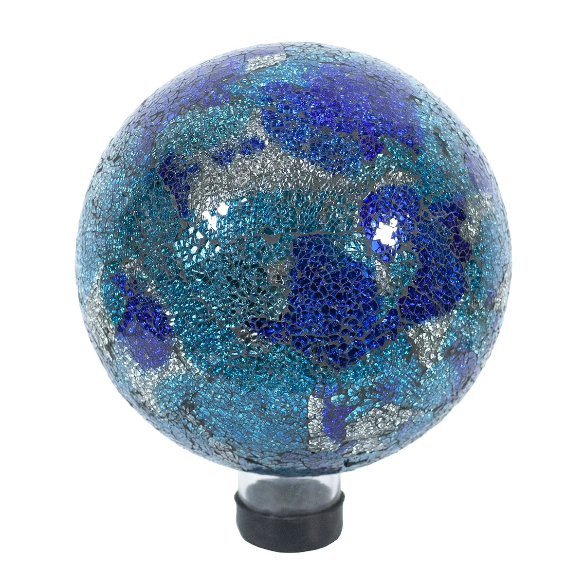 10" Blue Aqua Mosaic globe