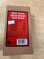 Red Trace Mineralized Salt Brick