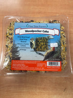 PINE TREE WOODPECKER CAKE