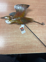 Ancient graffiti heron stake