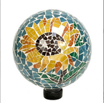 10" Sunflower Mosaic Gazing Globe