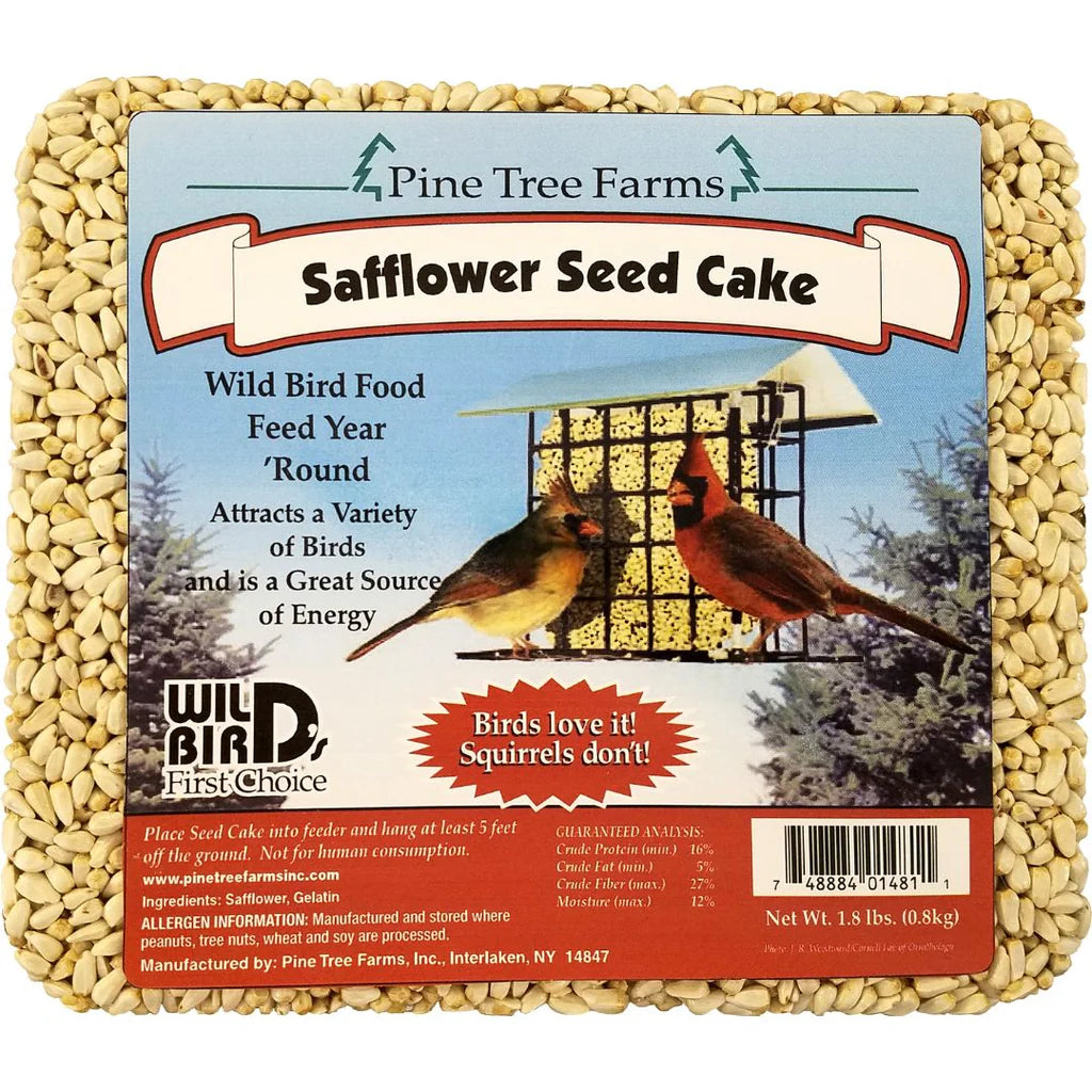 1.8 Lbs. Pine Tree Farms Premium Safflower Seed Cake