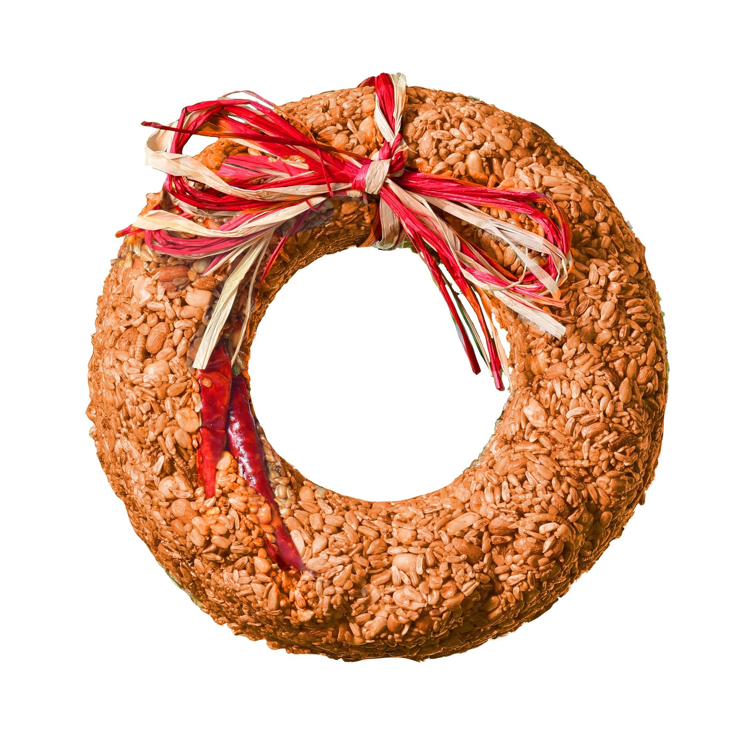 Flaming Hot Wreath Bird Seed - Mr. Bird