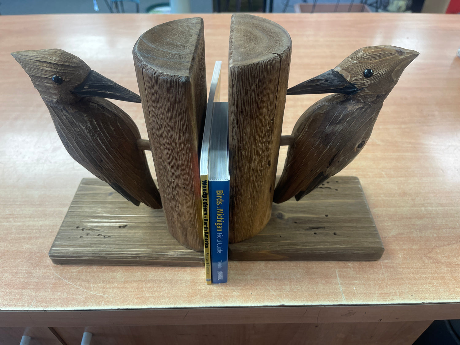 WOODPECKER BOOK ENDS