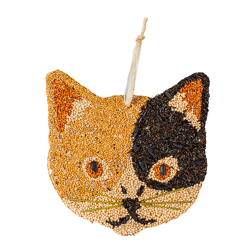 Cat Cookies Bird Seed Ornament - Mr Bird