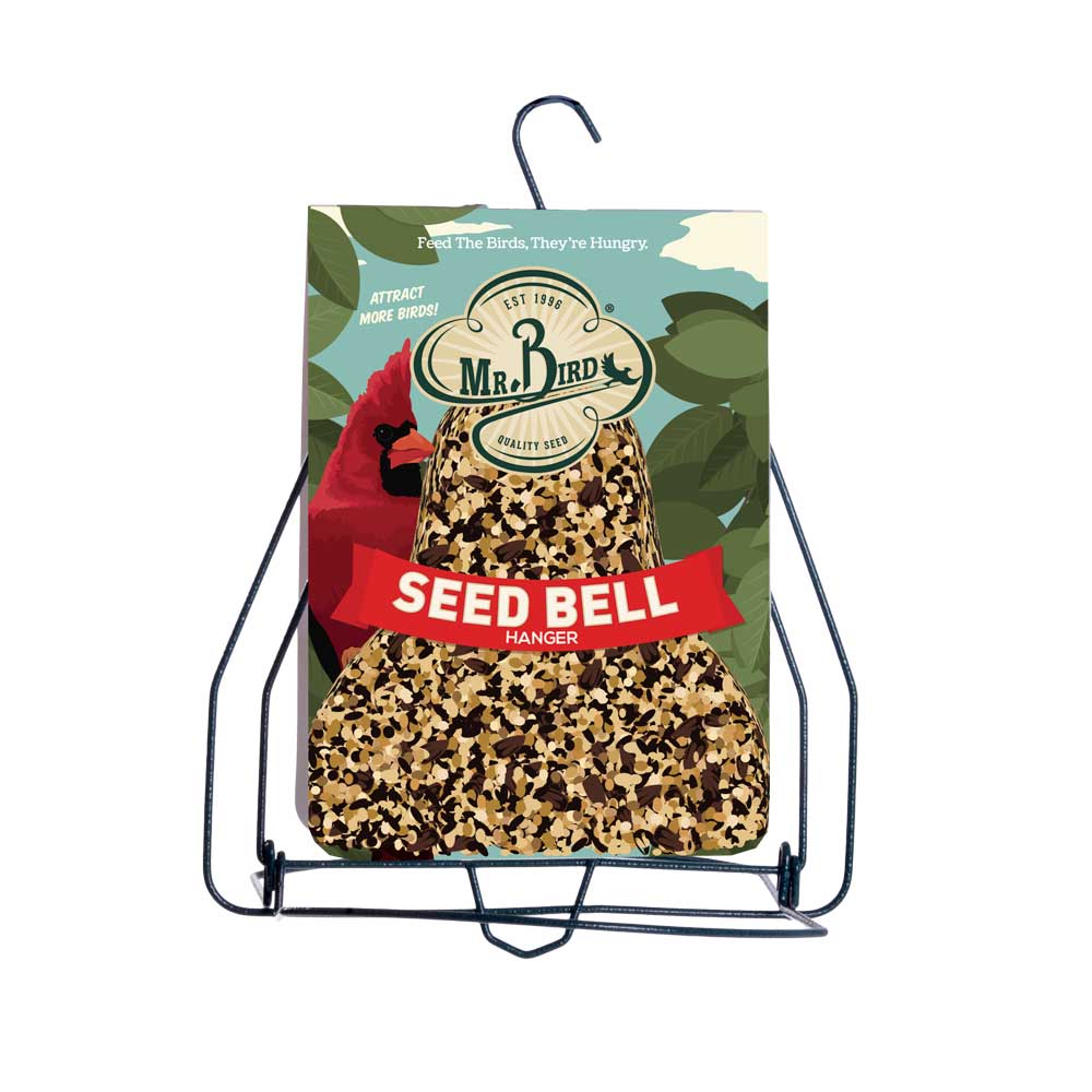 Mr. Bird Seed Bell Cake Hanger