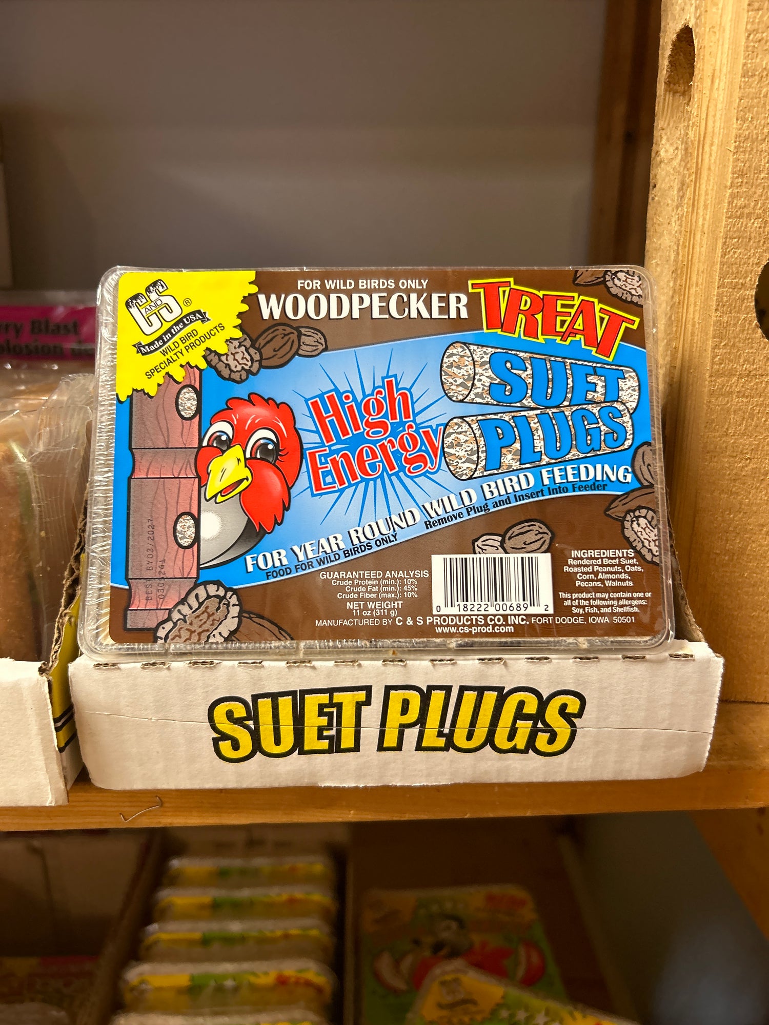 High Energy Treat Suet Plugs