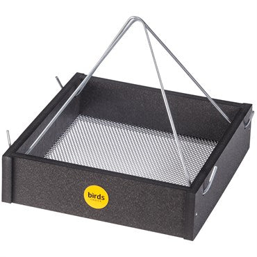 Birds Choice Hanging Tray - Recycled Plastic Bristol Black (BNPBCHTBB)
