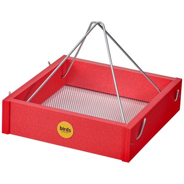 Birds Choice Hanging Tray - Recycled Plastic Red (BNPBCHTRD)