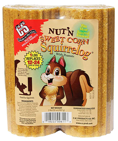 Nut'n Sweet Corn Squirrelog - C&S