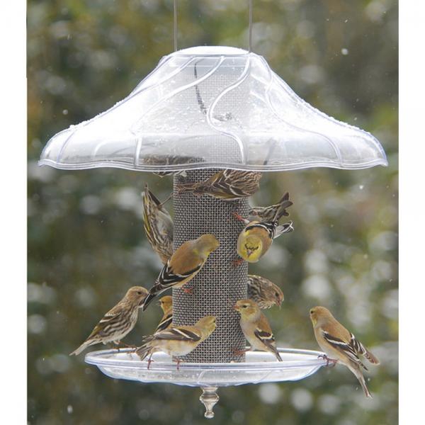 Aspects 380 Fancy 10" Swirl Tray – Clear Seed Catcher