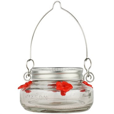 Nature's Way Mason Jar Hummingbird Feeder - 6oz (NWBMJF1)