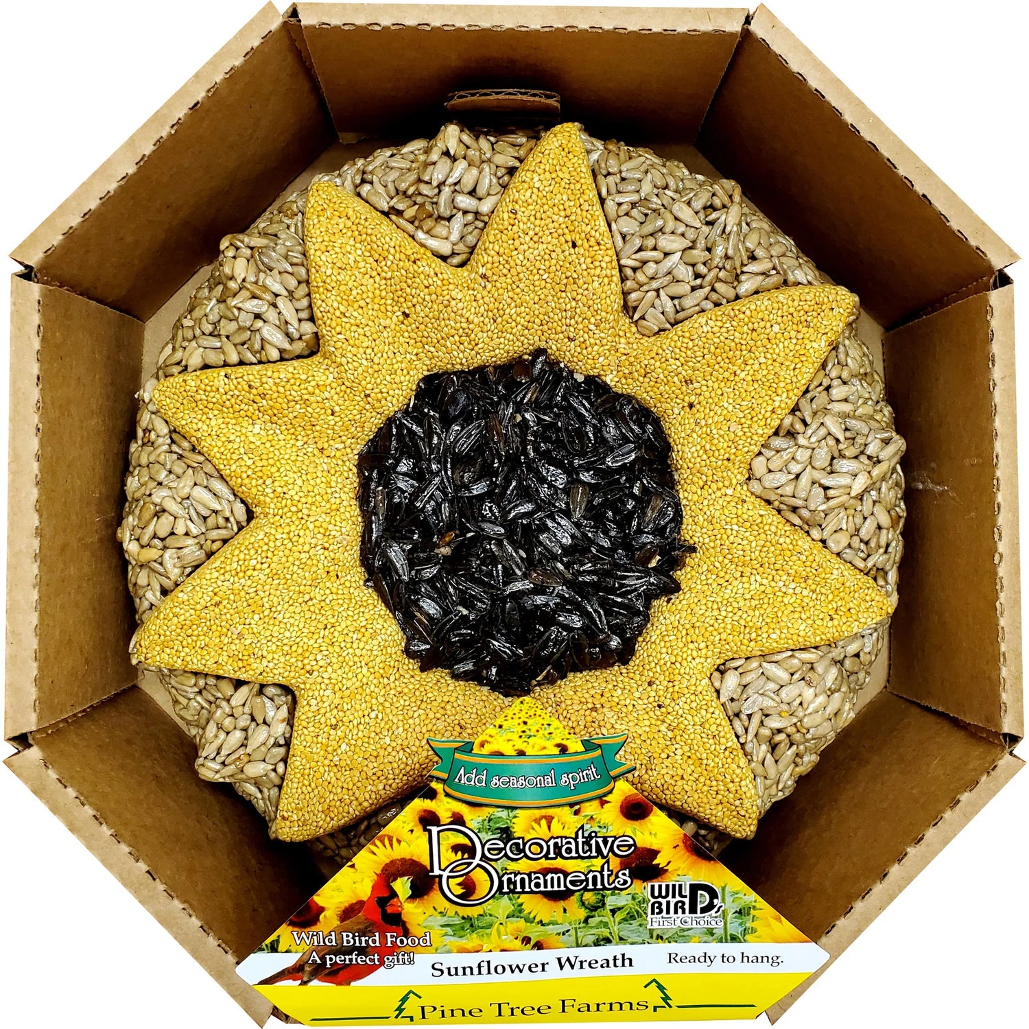 Sunflower Wreath - Pine Tree Farms