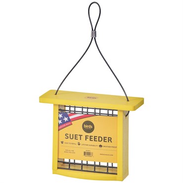 Birds Choice Recycled Plastic Suet Feeder – Yellow